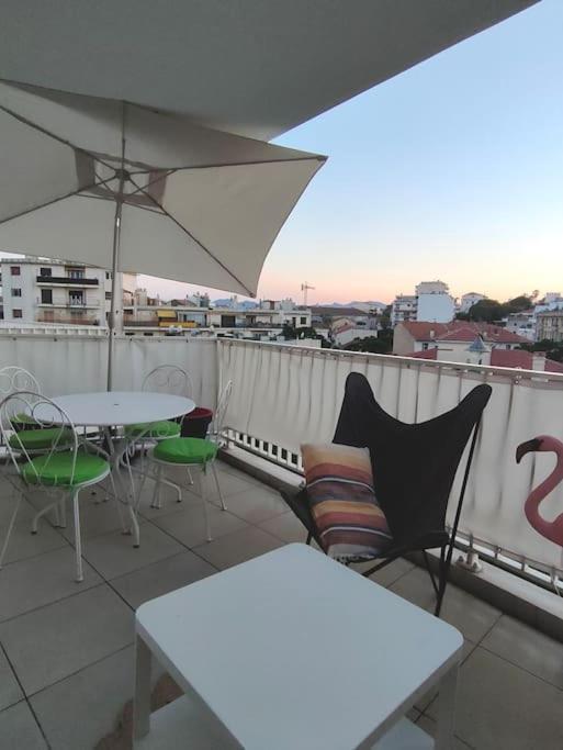 Terrasse - Studio Californie Apartment Cannes Bagian luar foto